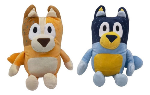 2pcs Bluey Familia Bluey Papá Mamá Muñeco Peluche 28cm