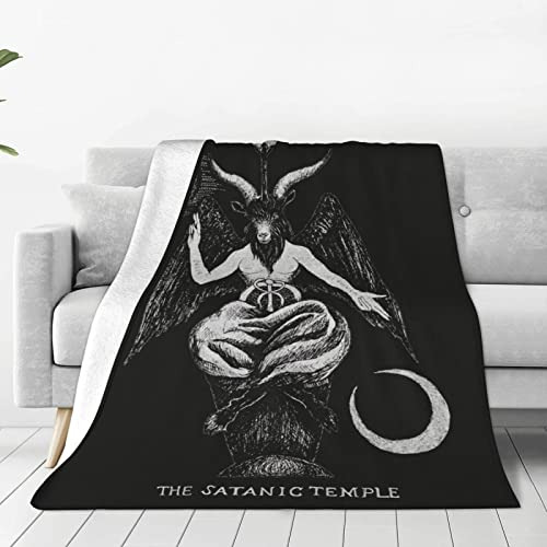 Manta Capucha Satánica De Demonio Ritual Pagan Baphome...