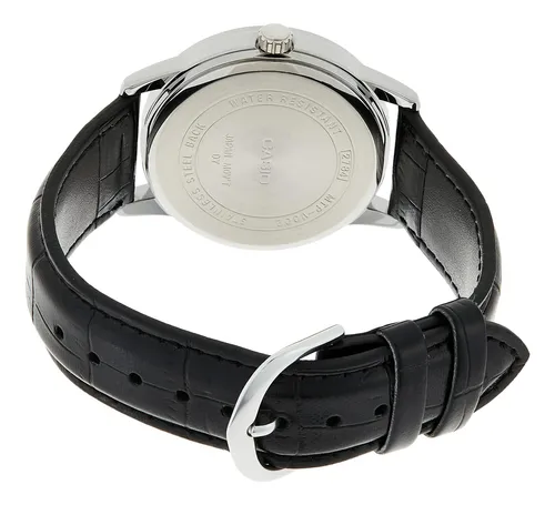 Reloj Casio Mtp-v002l-1b #mtp-v002l-1b Banda Analógica De