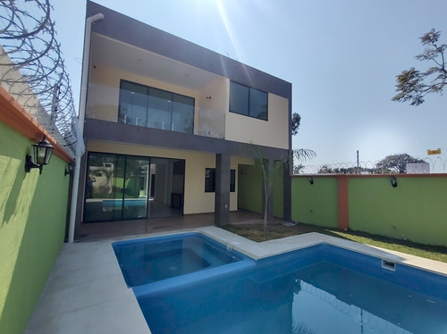 Casa Nueva En Pedregal De Las Fuentes, Jiutepec Morelos.