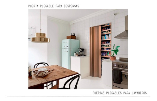 Imagen 4 de 10 de Puerta Plegable Pvc Color Madera Fresno Varias Medidas