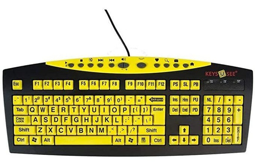 Gran Impresión Teclado De Computadora Con Conexión U