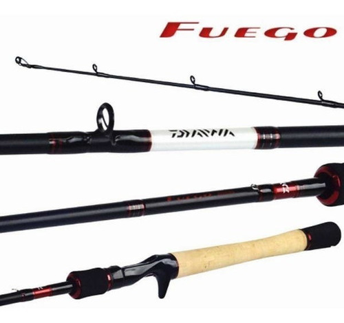 Caña Fuego 1,95 Mts 10-25 Lbs 2 Tr Daiwa Baitcast Excelente!