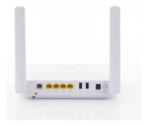 Onu Gpon Fiberhome Wifi 2.4/5 Ghz 4ptos Gb/pots/usb Hg6145f Color Blanco