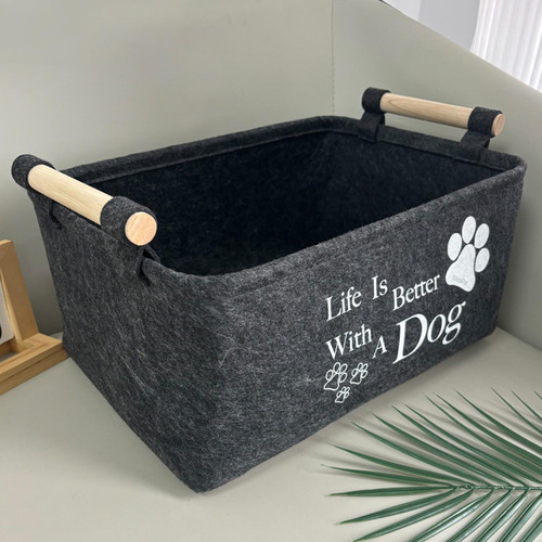 Cesta De Almacenamiento De Juguetes Para Perros, Cesta De