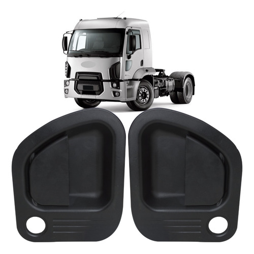Par Maçaneta Externa Com Comando Compatível Ford Cargo G2
