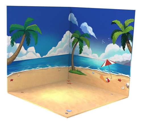 Fondo De Figura De Acción A Escala 2x1:12 Escena De Diseño