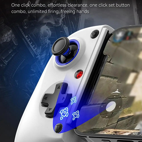 Controlador De Juego Telescópico D11 Rgb Phone Gamepad Con T