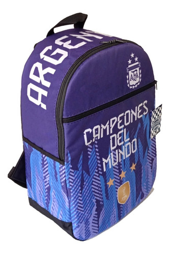 Mochila Afa 2023 Selección Argentina Violeta Futbol Messi