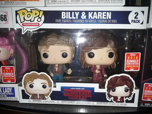 Funko Pop! Tv: Stranger Things Billy Karen Summer Sdcc 2018