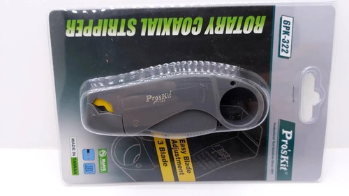 Pelacable Rotativo Coaxil Rg Proskit 6pk-322 Pela Cables