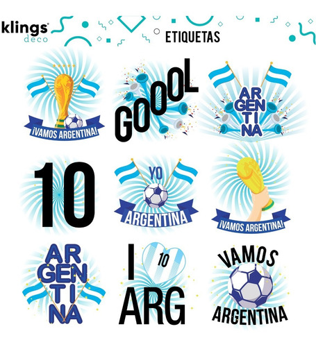 Imagen 1 de 2 de Etiquetas Para Frascos Botellas Futbol Transparente Mundial