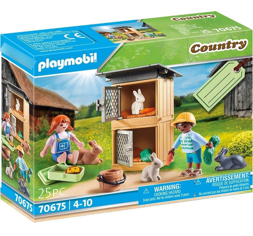 Playmobil Country 70675 Set Alimentacion De Conejos