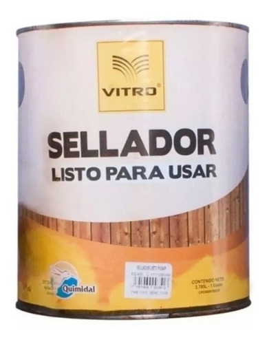 Sellador Vitro Listo Para Usar Quimidal Galón 