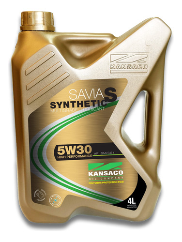 Aceite 5w30 100% Sintetico Kansaco X 4lts