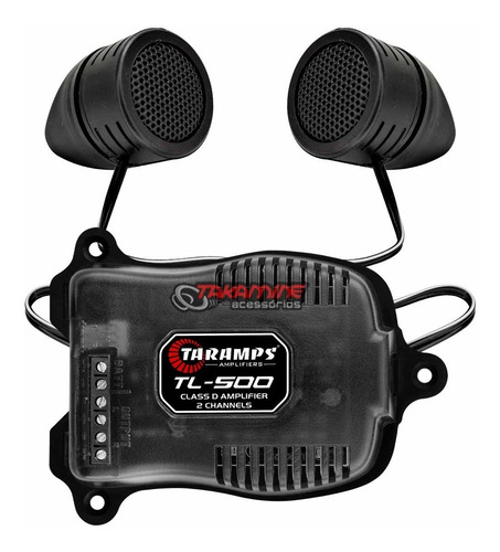 Imagem 1 de 9 de Amplificador Módulo Taramps Tl500 + Mini Tweeter Permak