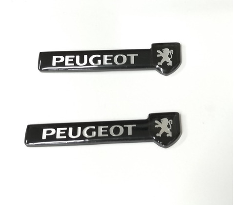 Par Emblemas Laterales Peugeot 