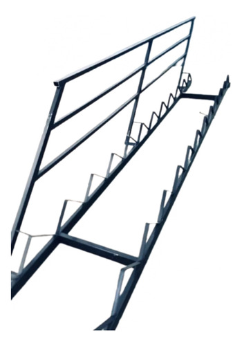 Escalera Recta Estructura Para Madera 3x60