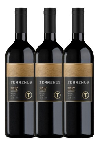 Vinho Tinto Suave Terrenus Serra Gaúcha - 750ml