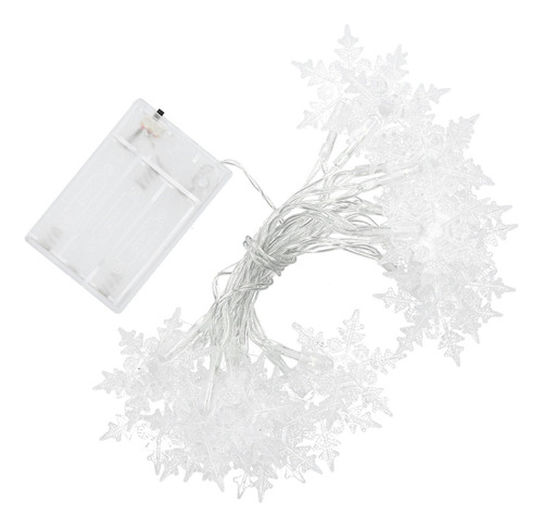 Luces De Navidad Led Con Forma De Copo De Nieve De 3 Metros
