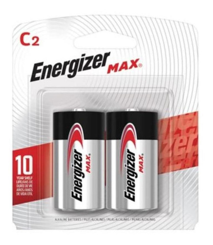 Pilas Energizer Alcalinas Tipo C X4(8 Pilas En Total)