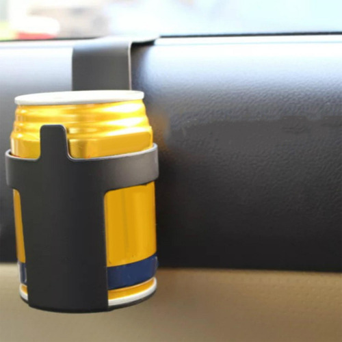 2 Portavasos Con Función De Sacacorchos Portabotellas Negro