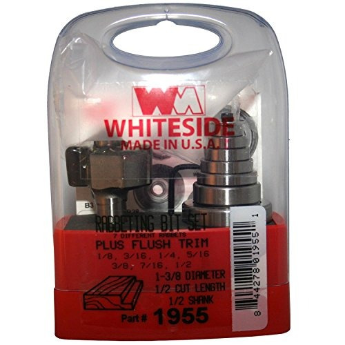 Whiteside Router Bits 1955 Multi Rabbet Set Carbide Con Punt