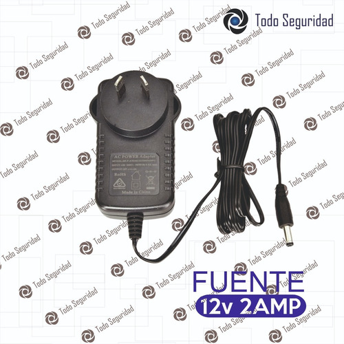 Imagen 3 de 7 de Fuente Switching 12v 2amp 2a + Splitter 1x4 Ideal 4 Camara Cctv Seguridad