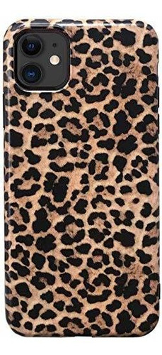 Silicona Para iPhone 12 Pro Diseño Guepardo Leopardo Suave