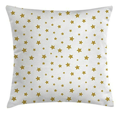 Ambesonne Star Throw Pillow Cojín, Ilustración De Patrón De 