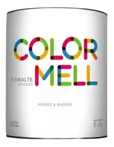 Esmalte Sintetico Venier Colormell Negro 1 Litro