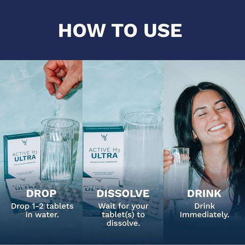 Purative Active H2 Ultra+ - Tableta De Agua De Hidrogeno, Fr