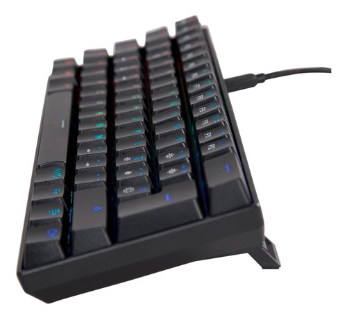 Imagen 2 de 5 de Teclado Gamer Mecánico Aiwa Gk100 Luz Led Diseño En Español