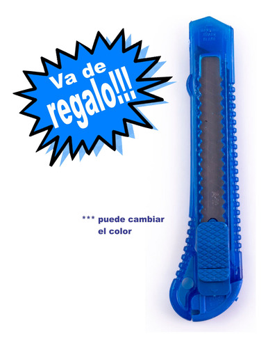 Olfa Cutter Modelo L-1 Profesional Plástico 18 Mm