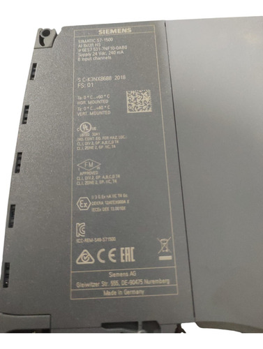 Siemens 6es7531-7nf10-0ab0 Simatic S7-1500