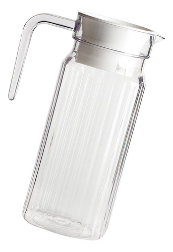 Jarra De Agua De Vidrio Caldera Rayada 800ml