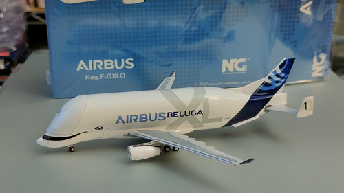 Avion Airbus A330 743l Beluga 1 Xl F-gxlg 1:400 Ng Metal Blanco (Usado)