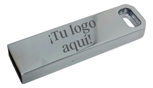 Pendrive Ultra De Metal 32gb Con Logo - Material Pop