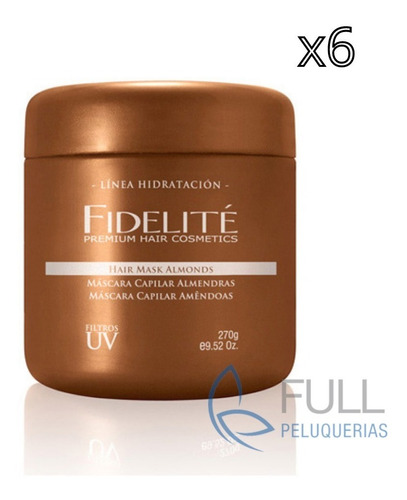 Baño De Crema Máscara De Almendra Fidelité 270g. X 6u