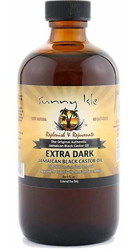 Sunny Isle Extra Oscuro Jamaicana Aceite De Ricino Negro