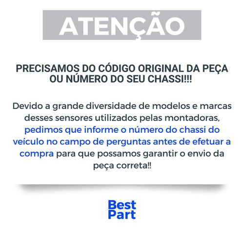 Sensor De Fase Do Comando Gol 1.6 8v Flex 030907601e