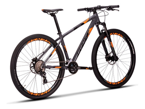 Bicicleta 29 Sense Fun Comp 2023 Freio Hidráulico Shimano Cor Grafite/laranja Tamanho Do Quadro L