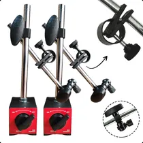 Comprar 2 Base Magnetica Articulada P Relogio Comparador Ajuste Fino