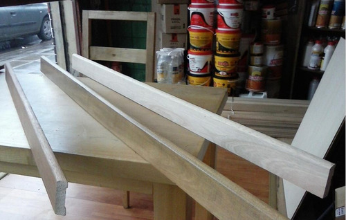 Zocalos De Madera Laqueados Ideal Para Porcelanato !! En 6