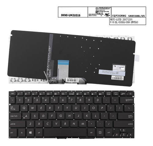 Teclado Asus Zenbook Ux310 Ux310ua Ux310uq U4000 Nextsale