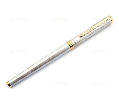 Lapicera Pluma Pilot Cavalier Blanco Y Dorado Personalizada