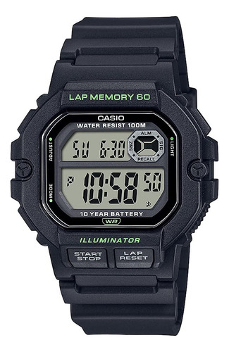 Reloj Deportivo Hombre Casio Ws 1400h Iluminador Led Memoria