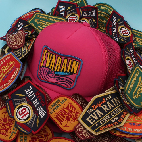 Parches Logos Bordado Para Marcas Negocio Personalizado
