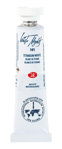 Aquarela White Nights Tubo 101 Titanium White 10ml