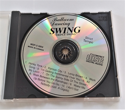 Ballroon Dancing Cd Swing Triple Swing (Usado)